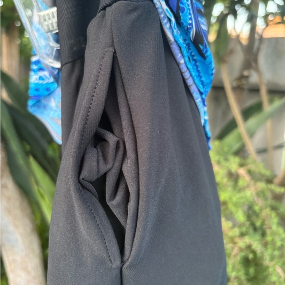 Longitude Long Torso Ruffle Faux Skirtini Size 12 - Picture 5 of 11